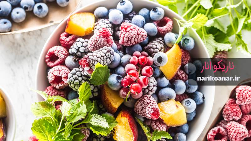 انواع میوه منجمد صادراتی